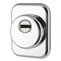 Броненакладка Armadillo (Армадилло) на ЦМ квадрат (от вырывания, 25 мм) ET/ATC-Protector 1-25(SQ) CP-8 Хром box