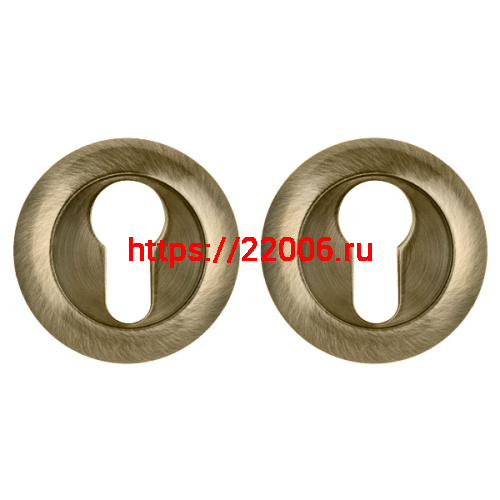 Накладка Punto (Пунто) под цилиндр ET.R.TL54 (ET TL) ABG-6 зелёная бронза