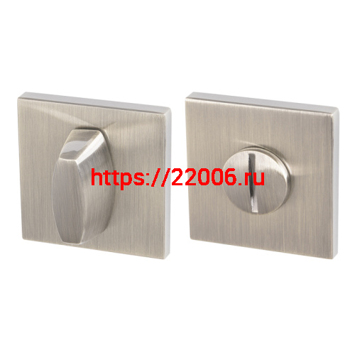 Ручка Armadillo (Армадилло) поворотная BK6.K.USS52 (WC-BOLT BK6 USS) SN-3 матовый никель фото 4