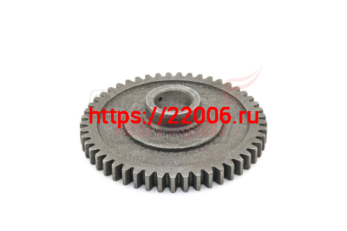 Шестерня редукционная распределит.промеж.вала КПП МБ-8Д, МБ-10Д (49 зубов, под гладкий вал)