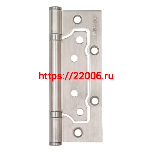 Петля Punto (Пунто) универсальная без врезки IN5200W PN (200-2B 125x2,5) мат. никель
