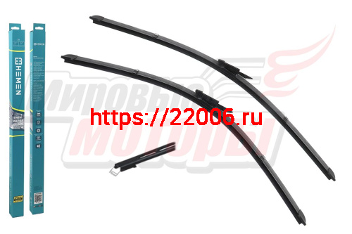 Щётки стеклоочистителя комплект 2 шт. HEMEN 550/600 мм (HP6055B1) Щётки стеклоочистителя комплект 2 шт. HEMEN 550/600 мм (HP6055B1)