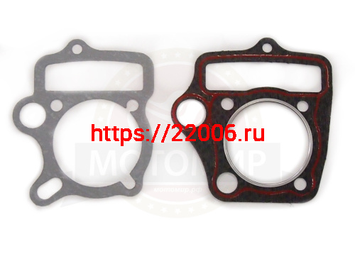 Набор прокладок ЦПГ Шторм 110 52 мм (головки+цилиндра) Набор прокладок ЦПГ Шторм 110 52 мм (головки+цилиндра)