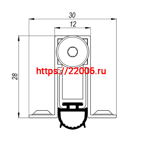Автоматический Armadillo (Армадилло) порог EASY CON ALETTE ASAL B4/430 фото 2