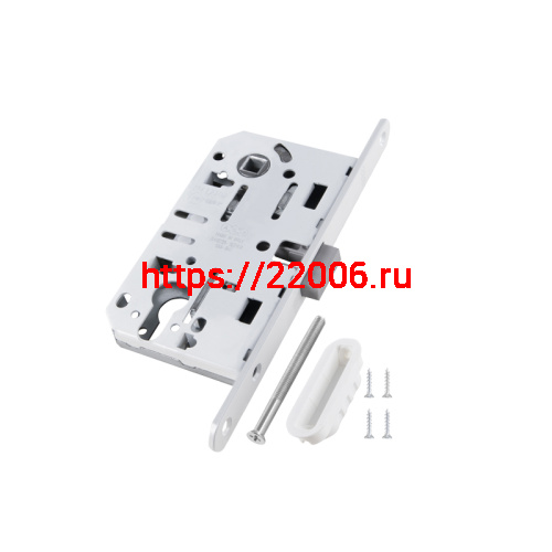 Корпус AGB (АГБ) замка магнит. под цил. MEDIANA POLARIS B06103.50.FM.567 с отв. планк B02402.05 (белый) фото 4