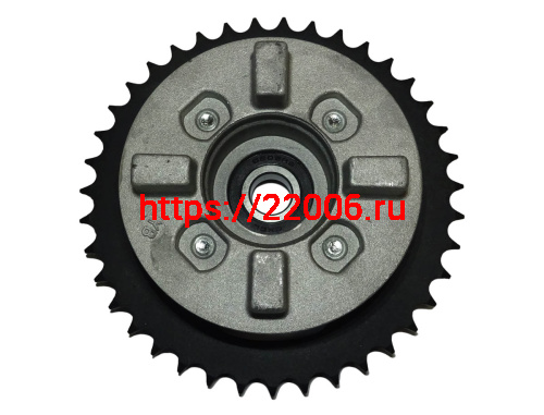 Звезда 39 зуб. (428) (d54mm - 4 x 49mm) цепи задняя Альфа в сборе с основанием Звезда 39 зуб. (428) (d54mm - 4 x 49mm) цепи задняя Альфа в сборе с основанием