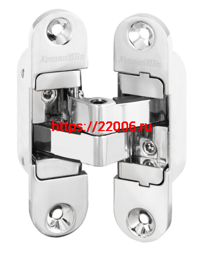 Петля Armadillo (Армадилло) скрытой установки U3D6200R CP правая (Architect 3D-ACH 60) хром 60 кг