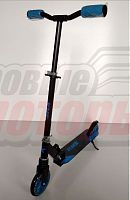 Самокат KMS SK-048 (от 9ти лет,колеса 145мм, руль с регул, передний аморт, складн, с подн)Зеленый