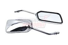 Зеркала (006) квадр. хром крепление в углу (в уп. 50 пар)