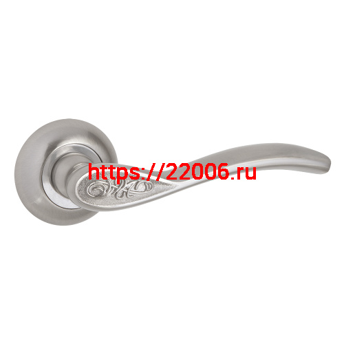 Ручка Ajax (Аякс) раздельная R.JR54.SILVA (SILVA JR) SN/CP-3 матовый никель/хром