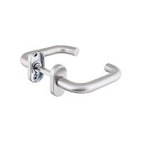 Ручка Fuaro (Фуаро) раздельная R.DSS304-0203P/19 (квадрат 8х110 мм) INOX 304 (овальное основание)