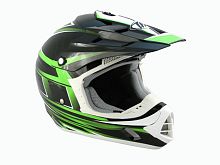 Мотошлем THH TX-12 №17 black/ green (S)