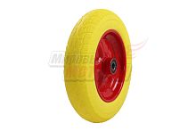 Колесо ПЕНА тачки садовой 8" 3,50-8" (W13) (под ось 20мм)