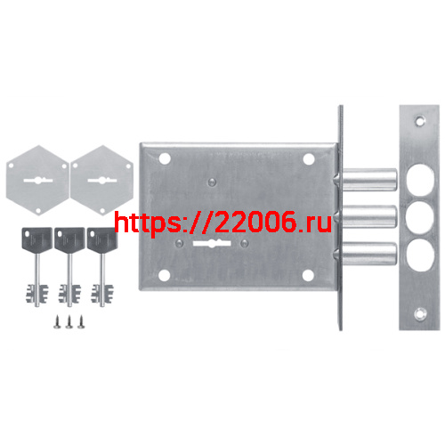 Замок kerberos (KERBEROS) врезной сувальдный 115.21.003, 3 кл. фото 3