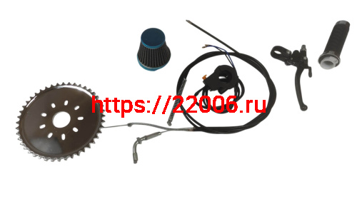 Двигатель веломотор REED 100 (КОМПЛЕКТ для установки) фото 4