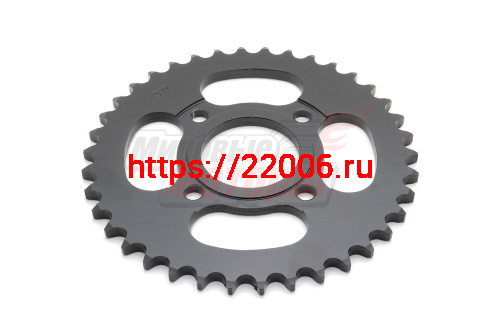 Звезда ведомая 38z (530) CG125-250, CB125-250; TTR250a std (4x63, D58) Звезда ведомая 38z (530) CG125-250, CB125-250; TTR250a std (4x63, D58)