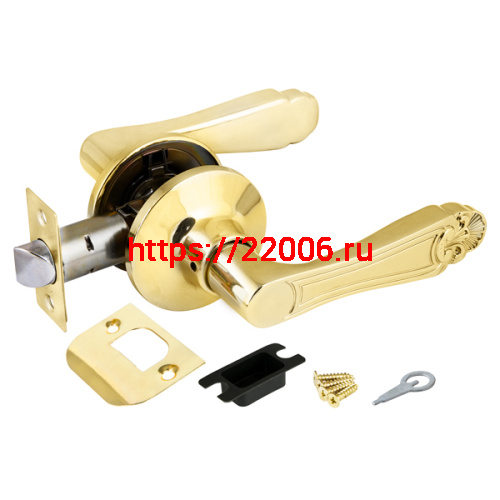 Ручка Punto (Пунто) защелка 6037 PB-P (без фик.) золото