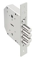 Замок Elbor (Эльбор) врезной сувальдный с задвижкой и защёлкой RеХ.3.9 (правый), 5 кл.