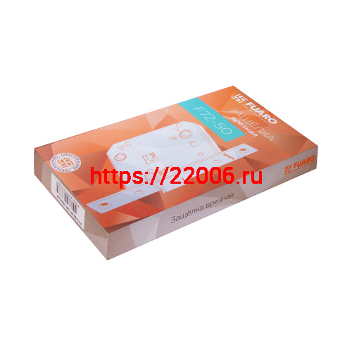 Защелка Fuaro (Фуаро) врезная METF72-50 (F72-50) GP латунь фото 2