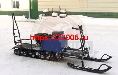 Мотобуксировщик с лыжным модулем 16 л.с., С РЕВЕРСОМ ЛИДЕР-3-3Т-15АП (3 тел.), SPORT фото 3