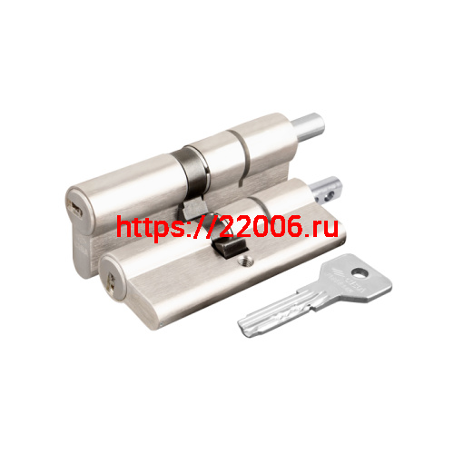 Цилиндровый механизм Cisa (Чиза) под вертушку ASIX OE302-89.12 (110 мм/55+10+45), НИКЕЛЬ