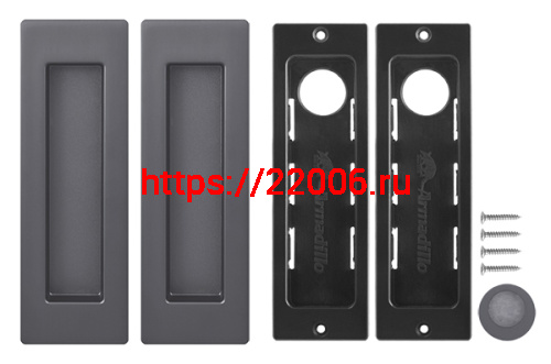 Ручка Armadillo (Армадилло) для раздвижных дверей SH.URB153.010 (SH010 URB) BPVD-77 вороненый никель фото 5