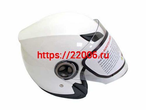 Мотошлем YM-619 белый (XL)