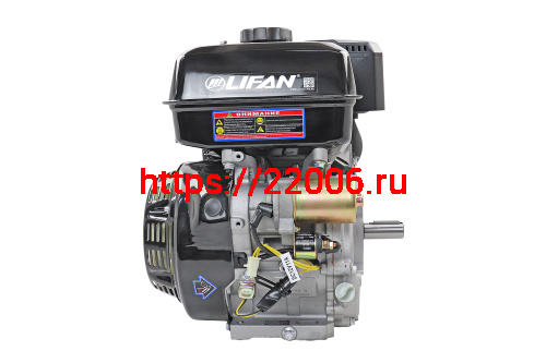 Двигатель LIFAN 18,5 л.с. NP460E с катушкой 11А, электростартер (459cc, вал d25) фото 2