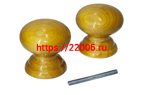 Ручка-кнопка veles (ВЕЛЕС) Лимон