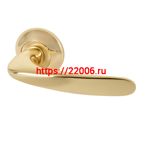 Ручка Armadillo (Армадилло) раздельная R.LD54.Pava (Pava LD42) GP/SG-5 золото/матовое золото TECH (кв. 8х140)