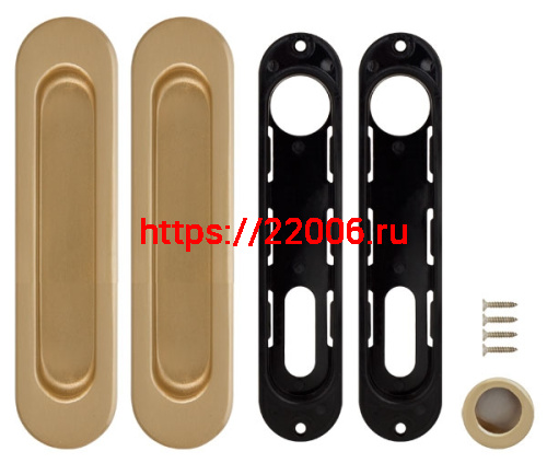 Ручка Armadillo (Армадилло) для раздвижных дверей SH.LD152.010 (SH010) SG-1 матовое золото фото 2