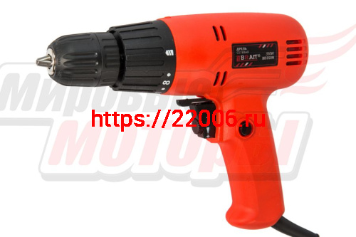 Дрель сетевая BRAIT BD350N (350Вт, 10мм быстрозажимной патрон, Регулировка, Реверс, картон)