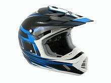 Мотошлем THH TX-12 №17 black/blue (S)