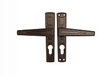 Ручка дверная Zenit (Зенит) на планке к ЗВ4-3.01 РФ1-55.01 (медь)