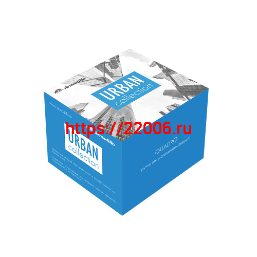 Ручка Armadillo (Армадилло) для раздвижных дверей SH.QUADRO55.010 SN-3 матовый никель фото 2