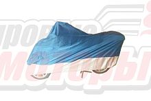 Чехол SAMEWAY 190T для мото 188*102*115 см, полиэстер, бело-синий