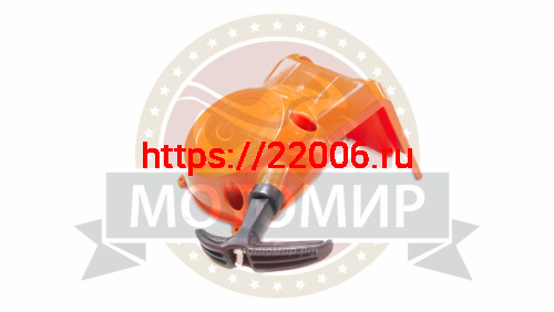 Стартер мотокосы 34, 52 в сборе, с метал. усами, большой с защитой бака фото 3