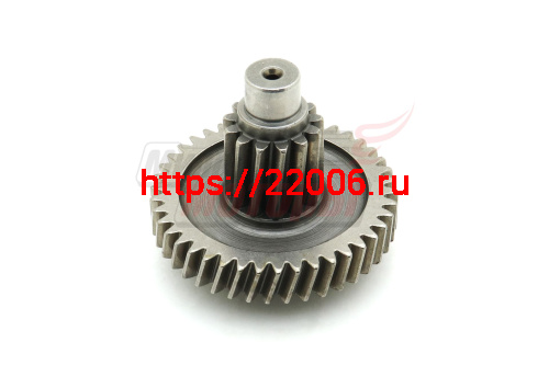 Вал редуктора промежуточный с шестерней 4T 152QMI, 157QMJ 125/150сс