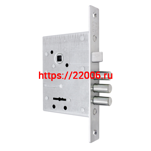 Замок Sam (Сам) врезной сувальдный с защёлкой в комплекте с ручкой ЗВ9-6/13 (медный антик), 3 кл. /77311/ фото 2