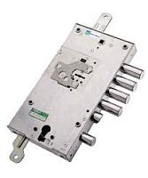 Замок Mottura (Моттура) врезной двухсистемный 54.J787-S MyKey (левый), перекод. с торца, кл. 60 мм, без накл.