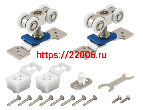 Комплект роликов Armadillo (Армадилло) для раздвижных дверей SLD.Comfort.SET.rollers/60 (DIY Comfort 60/4 kit)