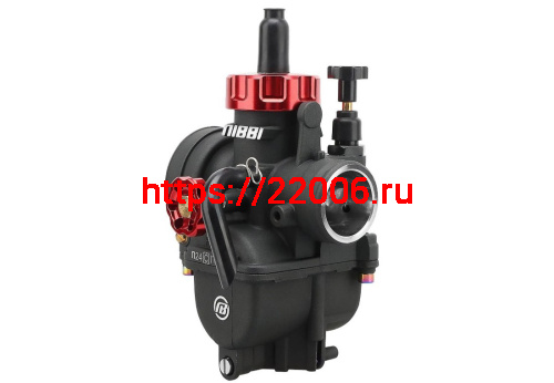 Карбюратор NIBBI Racing PE24 (YJ), реком.двиг. 50-125 см3 (вход/выход 24 и 46 мм) фото 2 Карбюратор NIBBI Racing PE24 (YJ), реком.двиг. 50-125 см3 (вход/выход 24 и 46 мм) фото 2