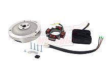 Комплект электрооб. 192F-2T (KP460) 18A 216 Вт (для РУЧ.стартера, без венца),(ОРИГИНАЛ, "LIFAN")