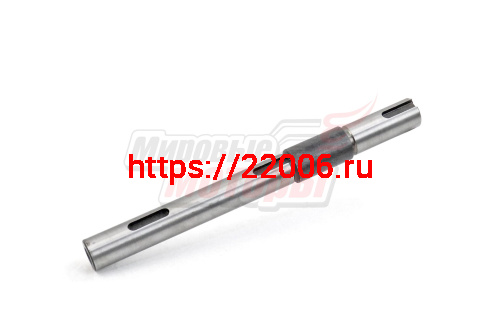 Вал двухопорного кронштейна ведомого шкива мотобуксировщика БТС (вал трансмиссии) Вал двухопорного кронштейна ведомого шкива мотобуксировщика БТС (вал трансмиссии)