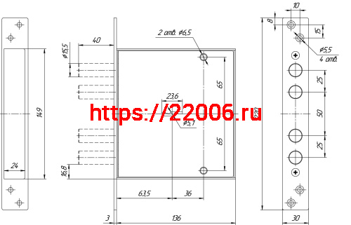 Замок Mettem (Меттэм) врезной сувальдный ЗВ8 141.0.1, 5 кл. фото 2