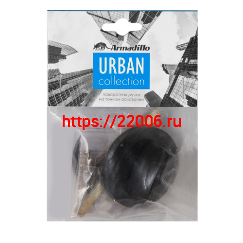 Ручка Armadillo (Армадилло) поворотная BK6.R.URS52 (WC-BOLT BK6 URS) BPVD-77 вороненый никель фото 3