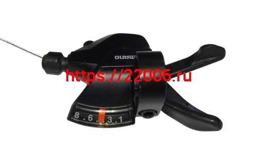 Шифтер Shimano Altus M315, правый, 8 скоростей, трос 2050мм, ESLM3158RA