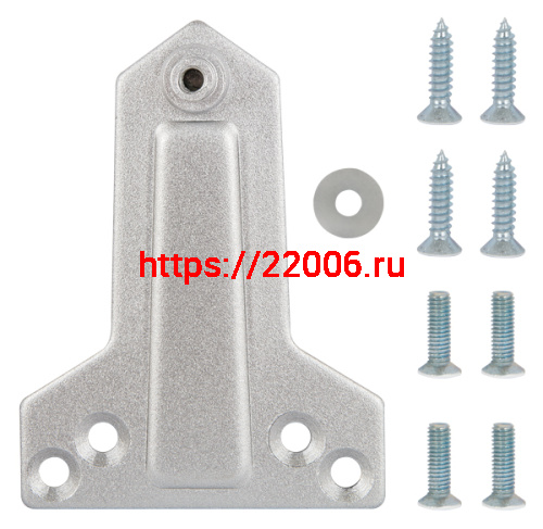 Монтажная Fuaro (Фуаро) пластина DC/MP-AL (алюминий) для параллельной установки доводчика фото 3