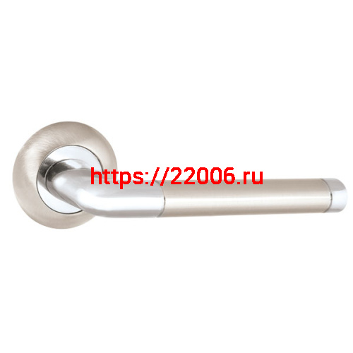 Ручка Punto (Пунто) раздельная R.TL54.REX (REX TL) 105mm SN/CP-3 матовый никель/хром