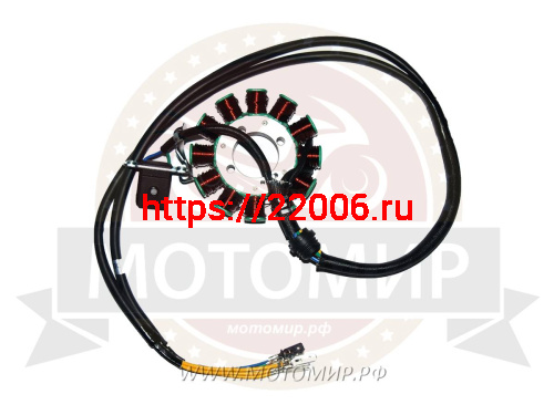 Зажигание 157FMI голое (без маховика) 12 катушек Трицикл Lifan (магнето) Зажигание 157FMI голое (без маховика) 12 катушек Трицикл Lifan (магнето)